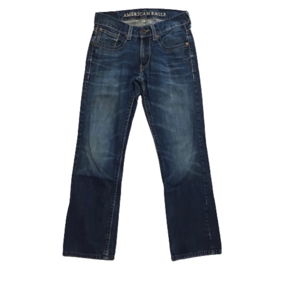 American Eagle Outfitters Low Rise Bootcut Cotton Jeans 32x32 - Picture 4 of 13